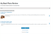 Tablet Screenshot of myboatplansreview-myboatplansreview.blogspot.com