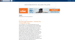 Desktop Screenshot of decorative-glass-plate.blogspot.com