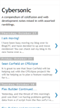 Mobile Screenshot of cybersonic.blogspot.com
