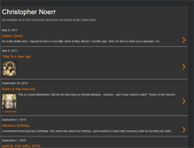 Tablet Screenshot of christophernoerr.blogspot.com