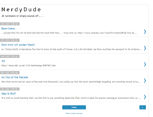 Tablet Screenshot of nerdydude.blogspot.com