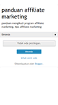 Mobile Screenshot of panduan-affiliasi.blogspot.com