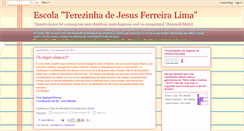 Desktop Screenshot of escolaterezinhadejesusferreiralima.blogspot.com