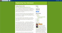 Desktop Screenshot of engineeringyourretirement.blogspot.com