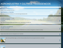 Tablet Screenshot of angroindustriaytransgenicos3.blogspot.com