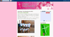 Desktop Screenshot of blogcolegiopadredamian.blogspot.com