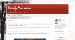 Desktop Screenshot of mostlyminnesotan.blogspot.com