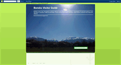 Desktop Screenshot of banskovisitorguide.blogspot.com