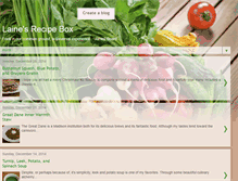 Tablet Screenshot of lainesrecipebox.blogspot.com