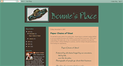 Desktop Screenshot of bonniesotherplace.blogspot.com