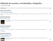 Tablet Screenshot of hablandodeinvertebrados.blogspot.com