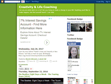Tablet Screenshot of creativitylifecoaching.blogspot.com