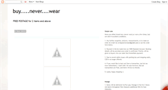 Desktop Screenshot of buyneverwear.blogspot.com