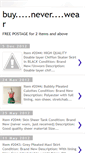 Mobile Screenshot of buyneverwear.blogspot.com