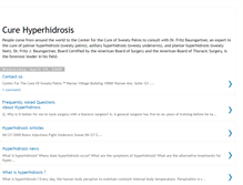 Tablet Screenshot of curehyperhidrosis.blogspot.com