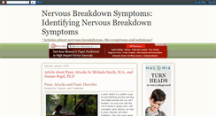 Desktop Screenshot of nervous-breakdown-symptoms.blogspot.com