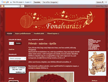 Tablet Screenshot of fonalvarazs.blogspot.com