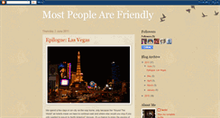 Desktop Screenshot of mostpeoplearefriendly.blogspot.com