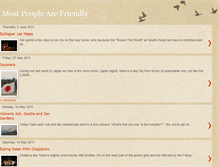 Tablet Screenshot of mostpeoplearefriendly.blogspot.com