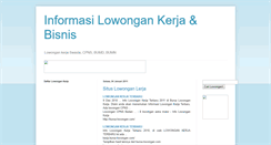 Desktop Screenshot of lowongandeta.blogspot.com