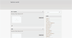 Desktop Screenshot of fashion-earth.blogspot.com
