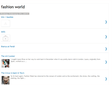 Tablet Screenshot of fashion-earth.blogspot.com