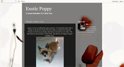 Desktop Screenshot of exoticpoppy.blogspot.com