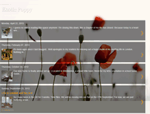 Tablet Screenshot of exoticpoppy.blogspot.com