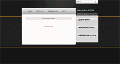 Desktop Screenshot of intercambiodepiel.blogspot.com
