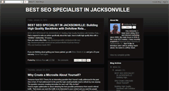 Desktop Screenshot of bestseospecialistjacksonvillefl.blogspot.com