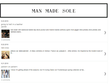 Tablet Screenshot of manmadesole.blogspot.com