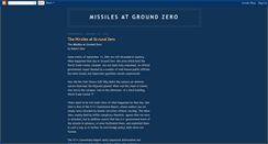 Desktop Screenshot of missilesatgroundzero.blogspot.com