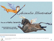 Tablet Screenshot of animaliaillustrated.blogspot.com