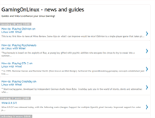 Tablet Screenshot of gamingonlinux.blogspot.com