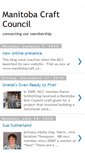 Mobile Screenshot of manitobacraftcouncil.blogspot.com