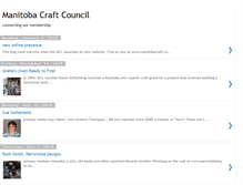 Tablet Screenshot of manitobacraftcouncil.blogspot.com