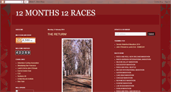 Desktop Screenshot of 12months12races.blogspot.com