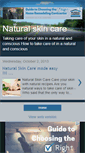 Mobile Screenshot of natural-skin-care-how.blogspot.com