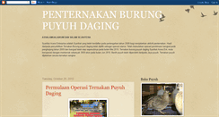 Desktop Screenshot of burungpuyuhdaging.blogspot.com