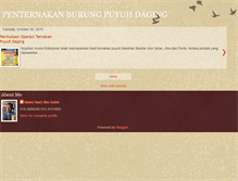 Tablet Screenshot of burungpuyuhdaging.blogspot.com