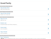 Tablet Screenshot of grandfamilyblog.blogspot.com