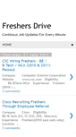Mobile Screenshot of freshers-drive.blogspot.com
