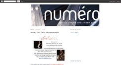 Desktop Screenshot of numeromagazineblog.blogspot.com