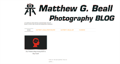 Desktop Screenshot of matthewgbeallphotography.blogspot.com