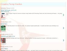 Tablet Screenshot of creativescrapgarden.blogspot.com