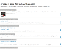 Tablet Screenshot of cropperscareforkids.blogspot.com