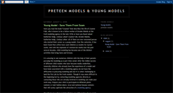 Desktop Screenshot of preteen-models-young-models.blogspot.com