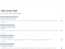 Tablet Screenshot of jollygreendad.blogspot.com
