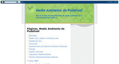 Desktop Screenshot of medioambientedepudahuel.blogspot.com