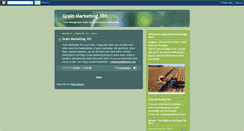 Desktop Screenshot of grainmarketing101.blogspot.com